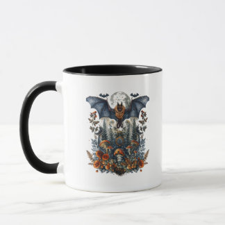 Cottagecore Schmetterlinge Fledermäuse N Pilz Mond Tasse
