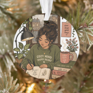 Cottagecore Selbstfürsorge-Illustration Ornament