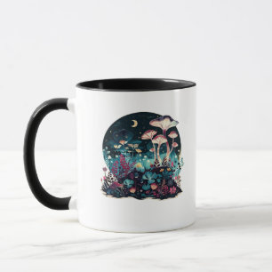 Cottagecore und ästhetische Goblincore Pilzmesse Tasse
