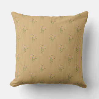 Cottagecore Vertikal Pin Streifen Vintage Floral Kissen