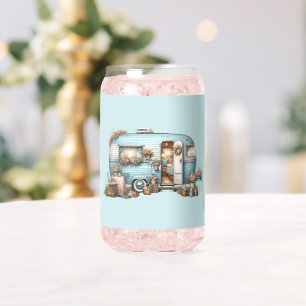 Cottagecore Vintage Floral Camper Boho Akzente Dosenglas