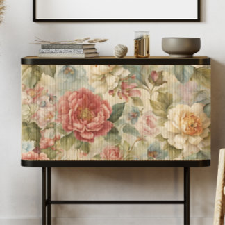 Cottagecore Vintage Rosen Florale Decoupage Seidenpapier