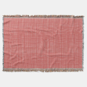Cottagecore Wackelig Gingham Weihnachten Rot Decke