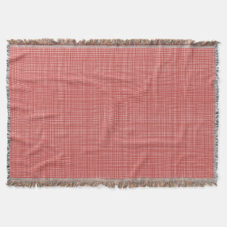Cottagecore Wackelig Gingham Weihnachten Rot Decke