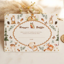 Cottagecore-Wald-Baby-Shower-Einladung Wald