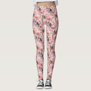 Cottagecore-Wasserfarbe Pilz & Wald (2) Leggings