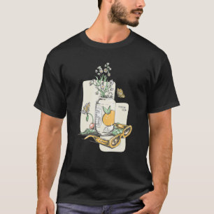 Cottagecroe Süße Garten Sonnenbrille Blumen Pflanz T-Shirt