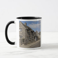 Cottages, Corfe Castle Dorf, Dorset, England,