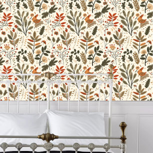 Cottages Whimsical Floral Tapete