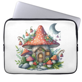 Cottagewitch Mushroom Folklore Spooky Boho Fantasy Laptopschutzhülle
