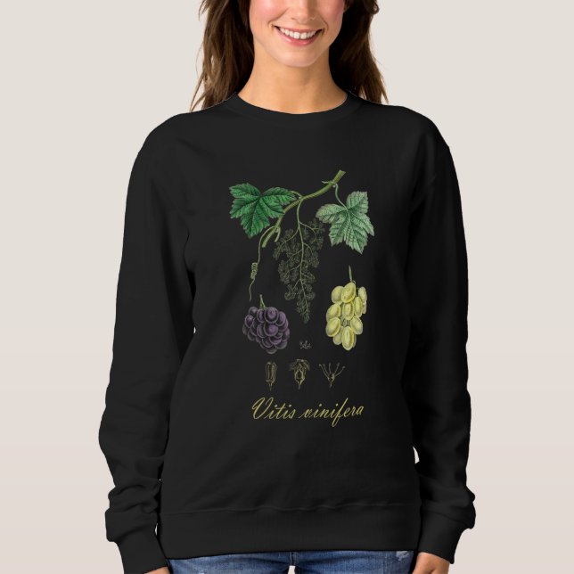 Cottailcore Weinkultur und Erde Sweatshirt (Vorderseite)
