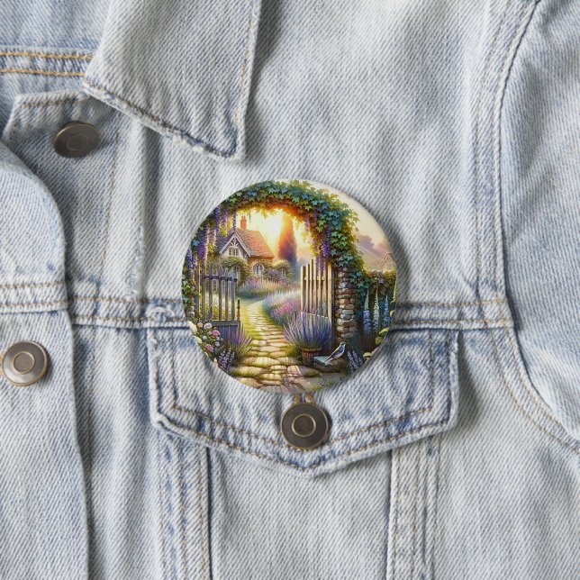 Cottecore-Verzauberungsweg Button (Beispiel)