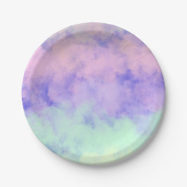 Cotten Candy Clouds Pappteller