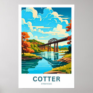 Cotter Arkansas Travel Print Poster