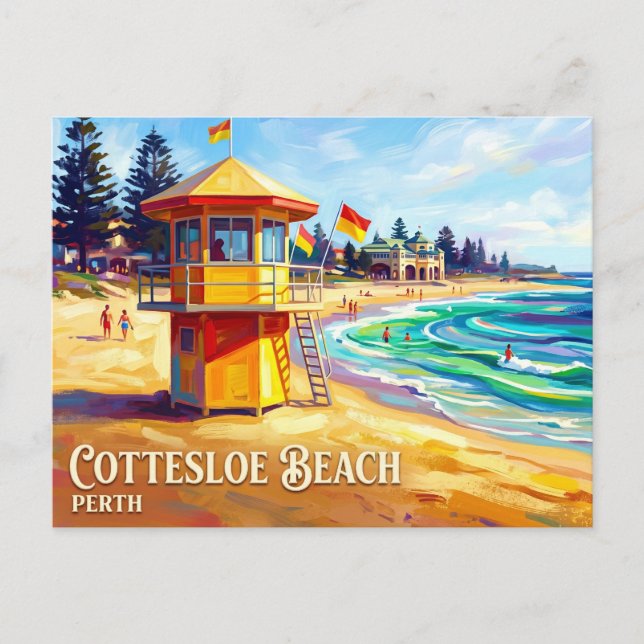 Cottesloe Beach Australien Postkarte (Vorderseite)