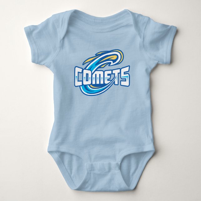 Cottey College Comets Baby Strampler (Vorderseite)