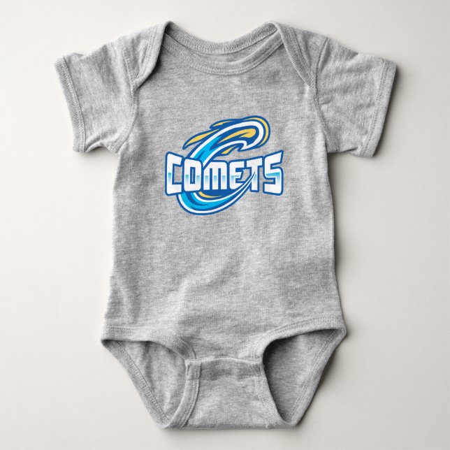Cottey College Comets Baby Strampler (Vorderseite)