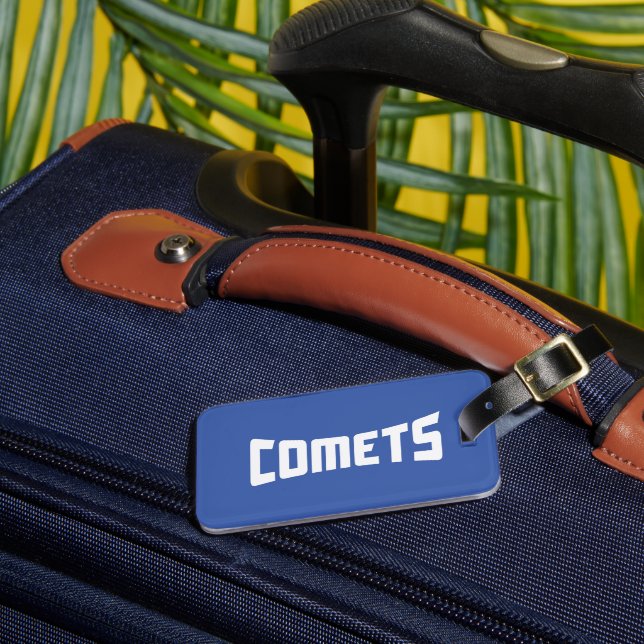 Cottey College Comets Gepäckanhänger (Vorderseite Insitu 3)
