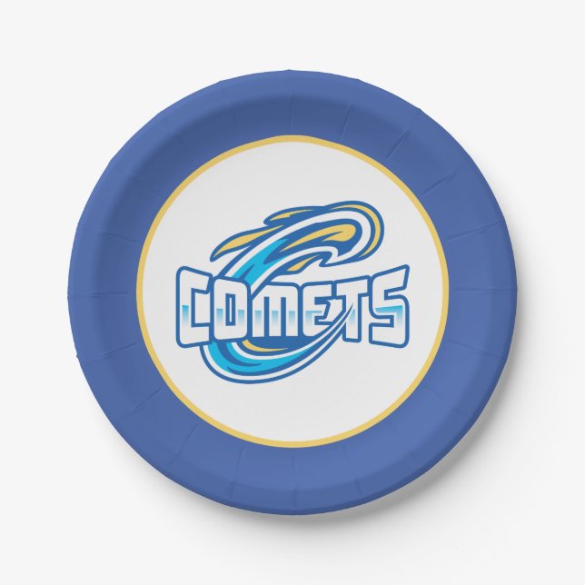 Cottey College Comets Pappteller (Vorderseite)