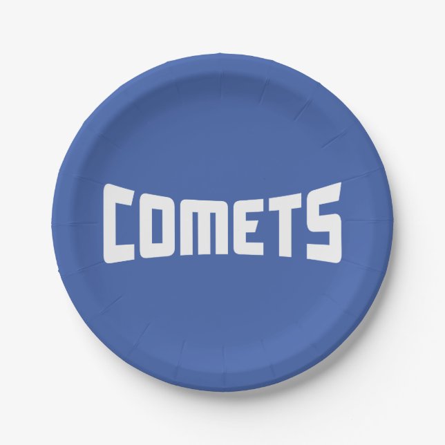 Cottey College Comets Pappteller (Vorderseite)