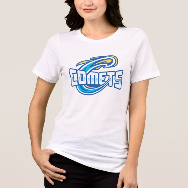 Cottey College Comets Tri-Blend Shirt (Vorderseite)