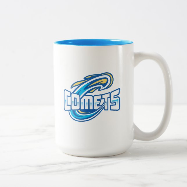 Cottey College Comets Zweifarbige Tasse (Rechts)