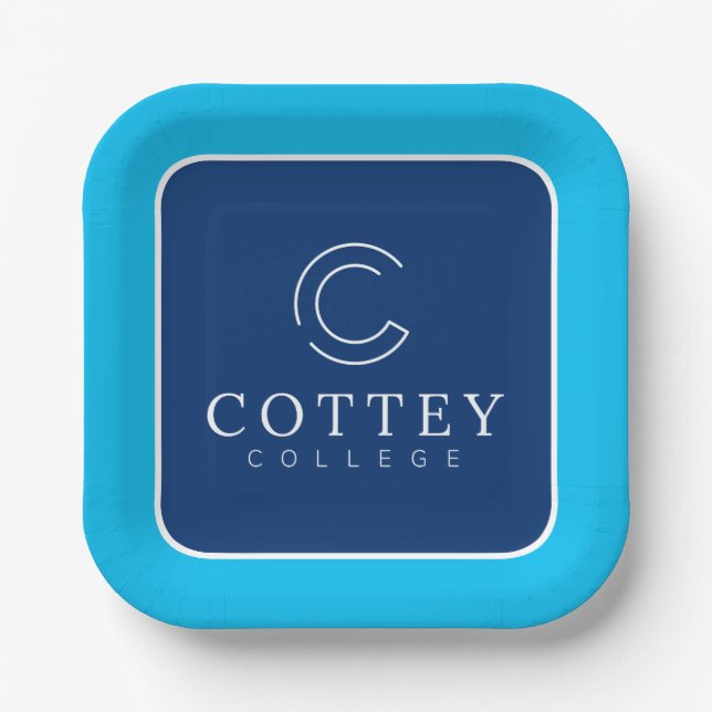 Cottey College Pappteller (Vorderseite)