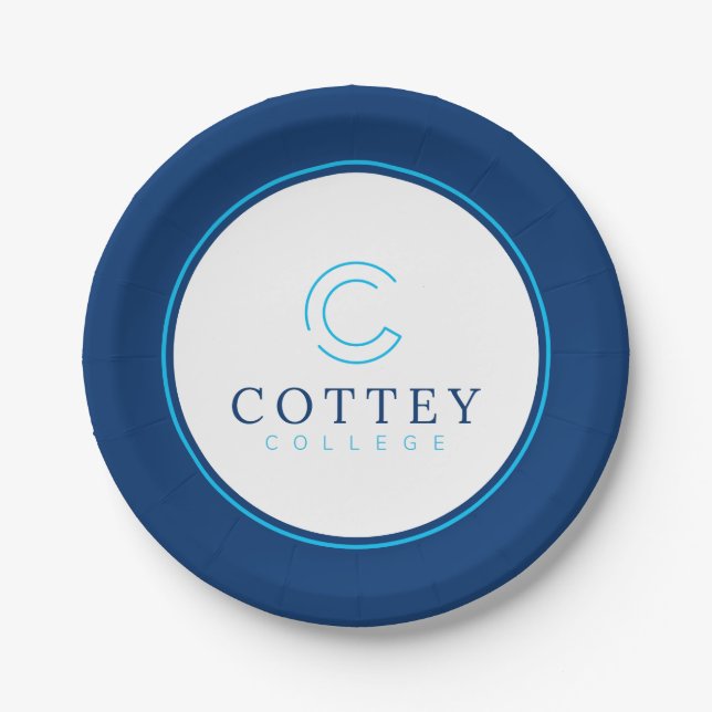 Cottey College Pappteller (Vorderseite)