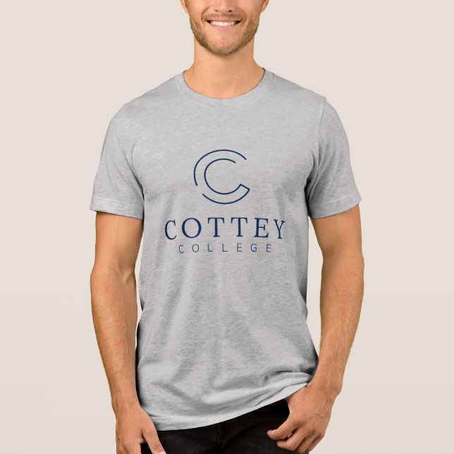 Cottey College Tri-Blend Shirt (Vorderseite)