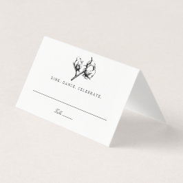 Cotton Boll Pflanze Wedding Escort Platzkarte