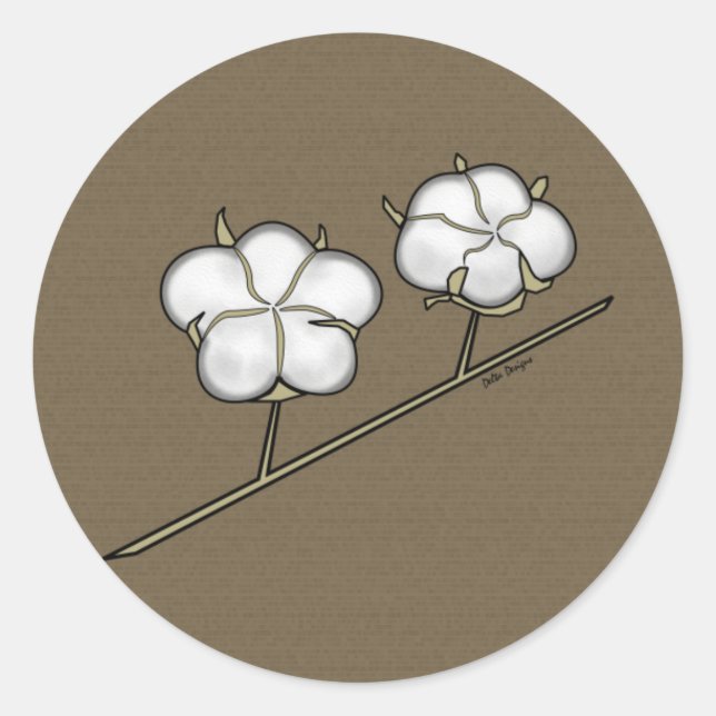 Cotton Boll Stickers (Vorderseite)