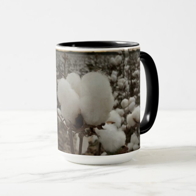 Cotton Boll Sunset Tasse (VorderseiteRechts)