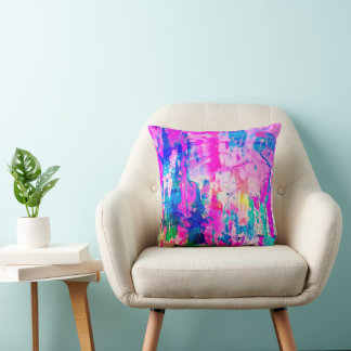 cotton candy abstract modern dream kissen