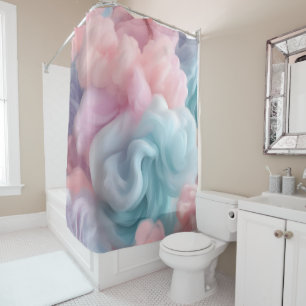 Cotton Candy Abstrakt Duschvorhang