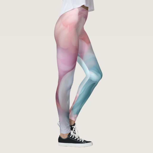 Cotton Candy Abstrakt Leggings (Rechts)