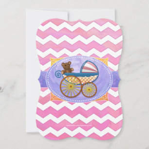 Cotton Candy Baby Stuff Einladung