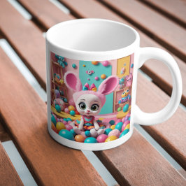 "Cotton Candy Bunny Delight" Kaffeetasse