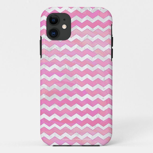 Cotton Candy Chevon Pattern Case-Mate iPhone Hülle (Rückseite)
