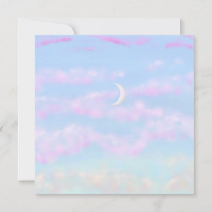 Cotton Candy Cloud Card Einladung