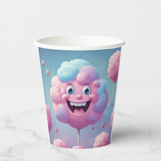 Cotton Candy Days Papier Becher (Vorderseite)