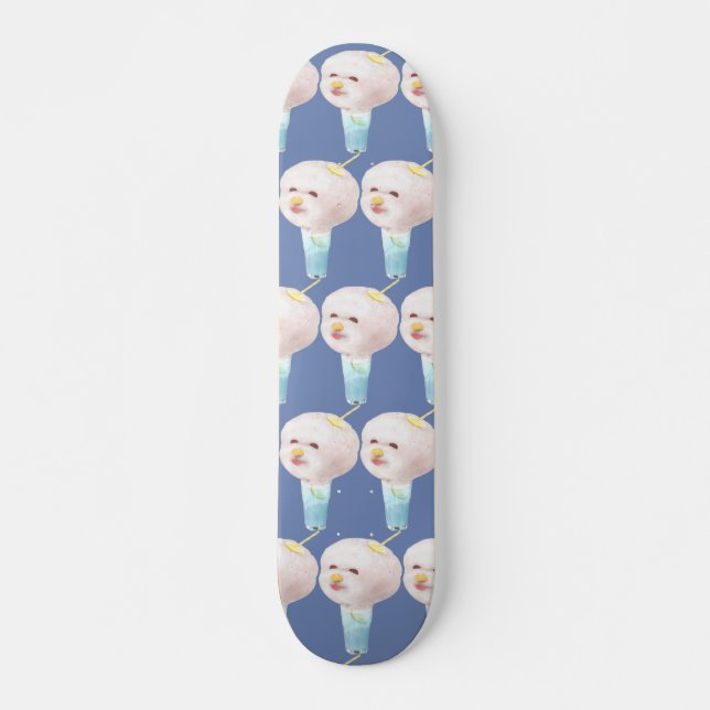 Cotton Candy Delight Skateboard (Vorne)