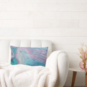 Cotton Candy Dreams Fluid Art Kissen