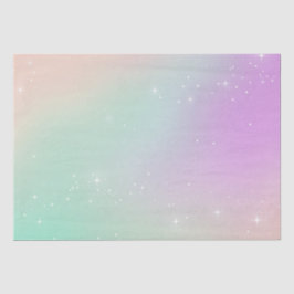 Cotton candy Farbe Star funkeln niedlichen Regenbo Seidenpapier