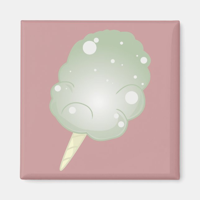 Cotton Candy - Green Magnet (Vorne)
