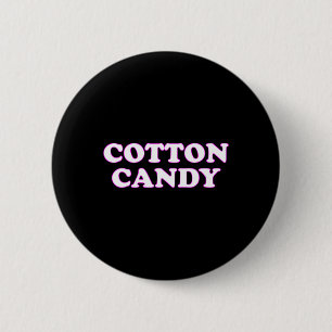 Cotton Candy Halloween Kostüm, so tun, als wäre ic Button