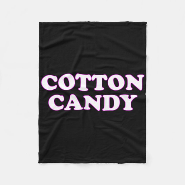 Cotton Candy Halloween Kostüm, so tun, als wäre ic Fleecedecke (Vorderseite)