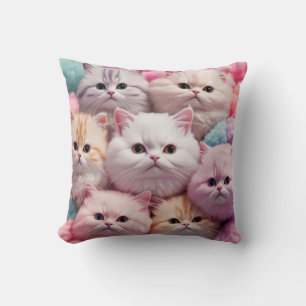 Cotton Candy Kittens Kissen