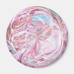 Cotton Candy Mandala Magnet
