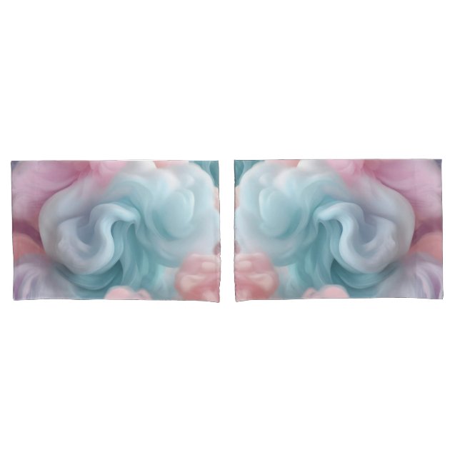Cotton Candy Pastel Kissenbezug (Vorderseite-Set)
