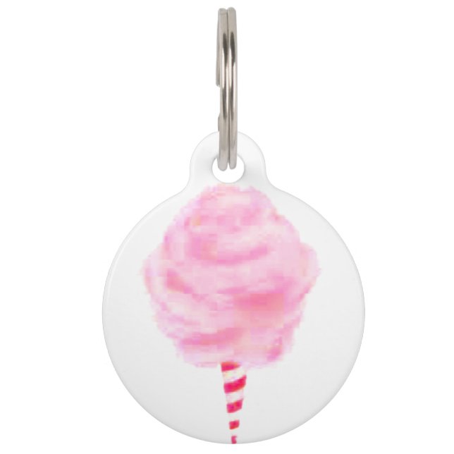 Cotton Candy Pet ID-Tag Haustiermarke (Vorderseite)